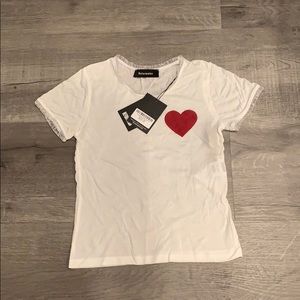 The Reformation Heart Top. Size XS. New with tag.